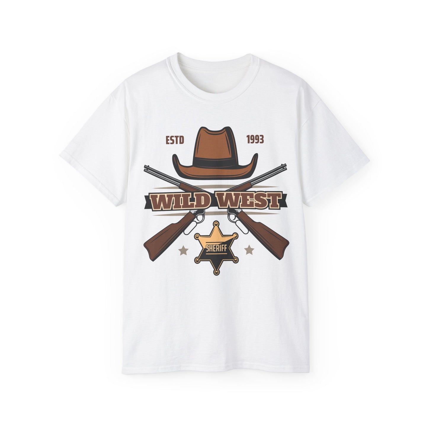 Unisex Ultra Cotton Tee - Wild West - Sheriff