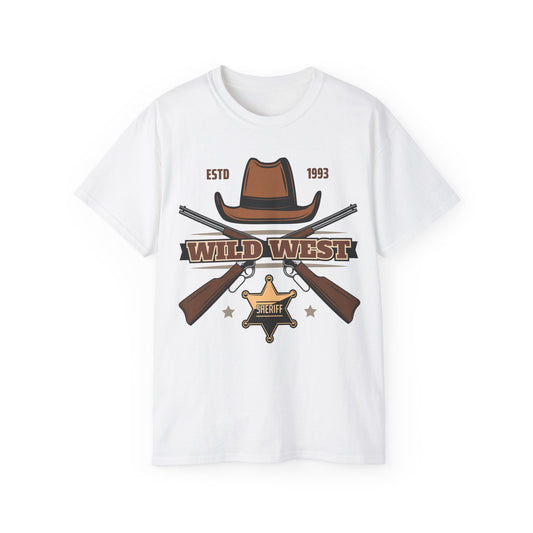 Unisex Ultra Cotton Tee - Wild West - Sheriff