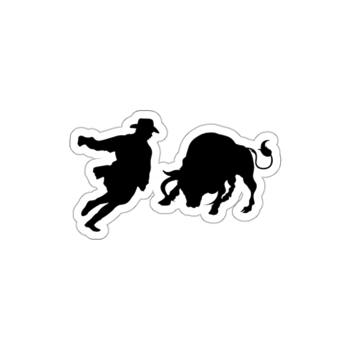 Die-cut stickers - Clown and Bull - Silhouette