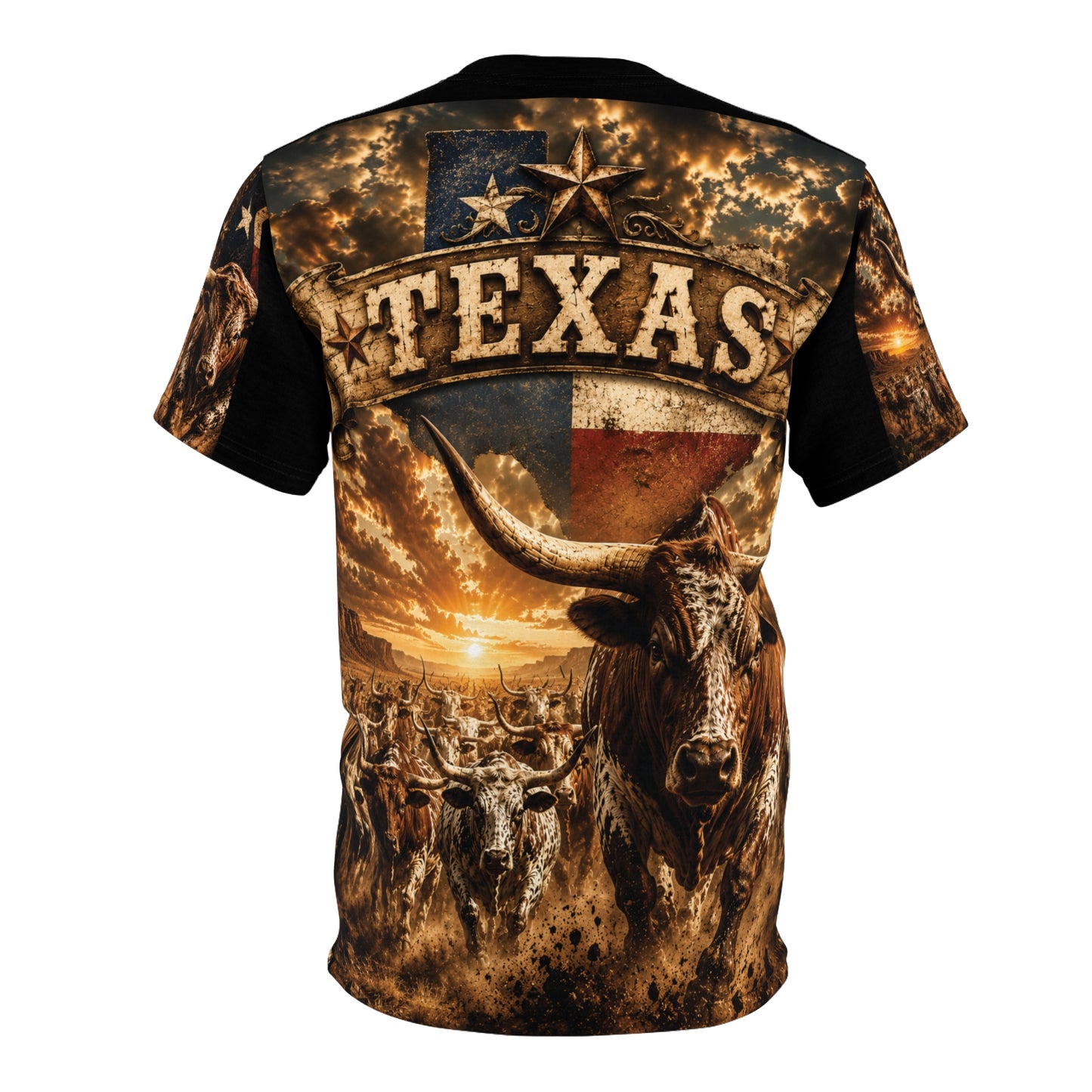 Texas Longhorn Tribute Tee — Stampede Graphic T-Shirt