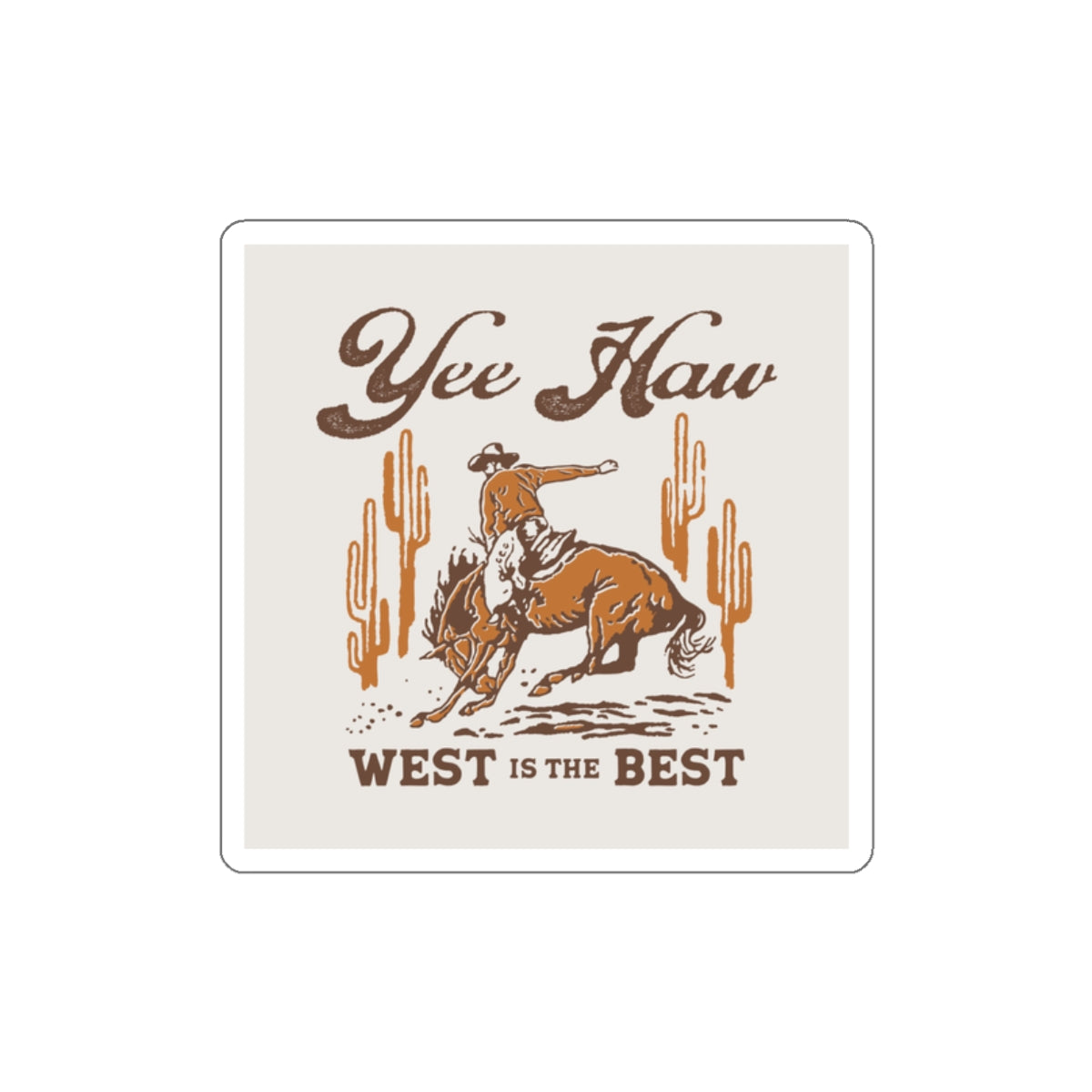 Die-cut stickers - Wild West Cowboy - Yee Haw