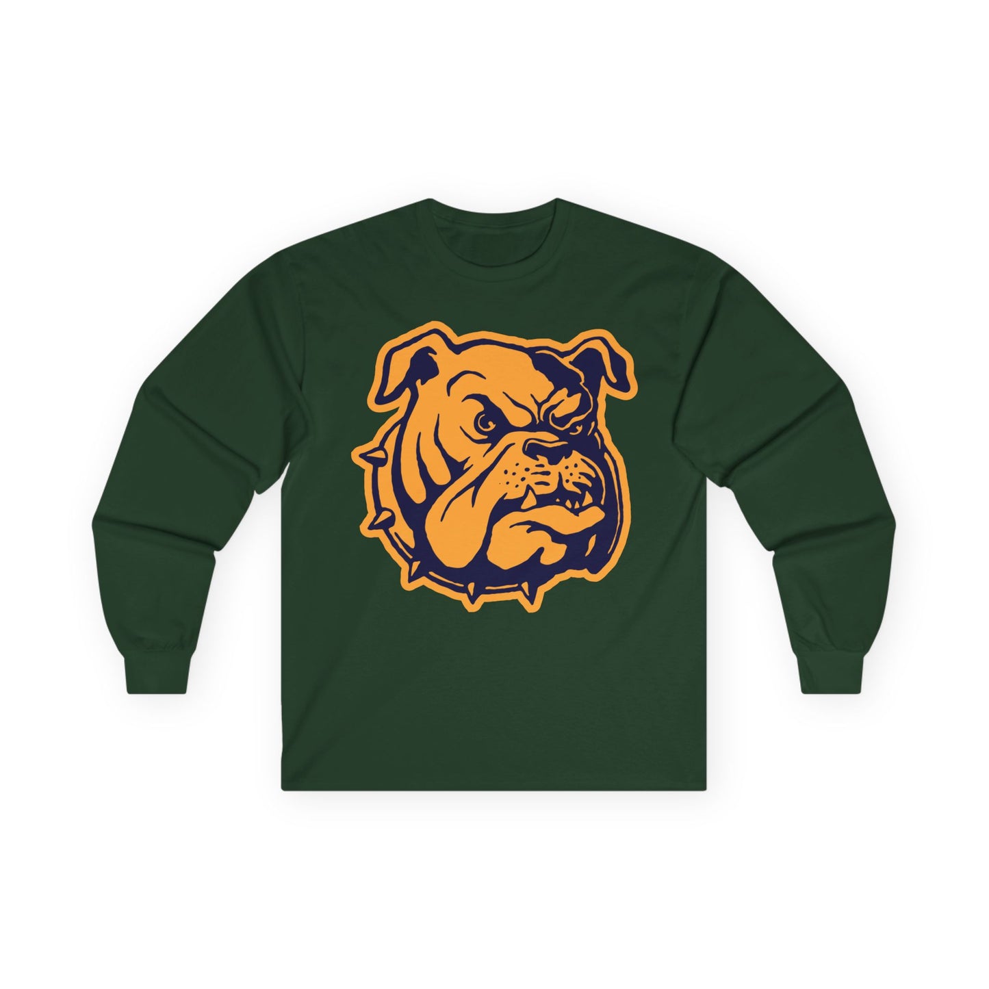 Unisex Ultra Cotton Long Sleeve Tee - Bulldog Head