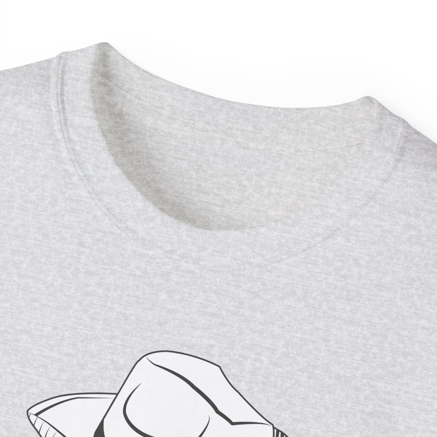 Unisex Ultra Cotton Tee - Vintage Cowboy w Rifles and Hat