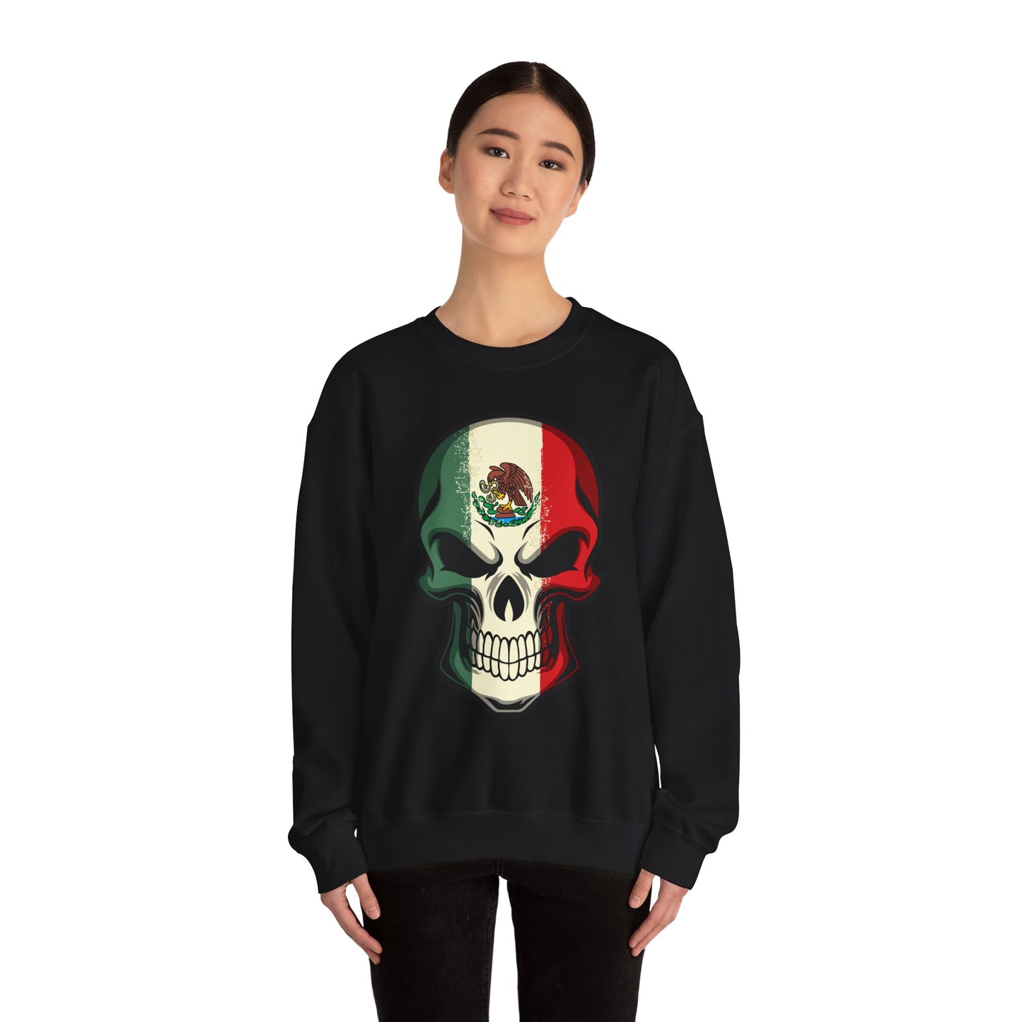 Crewneck Sweatshirt - Mexican Skull