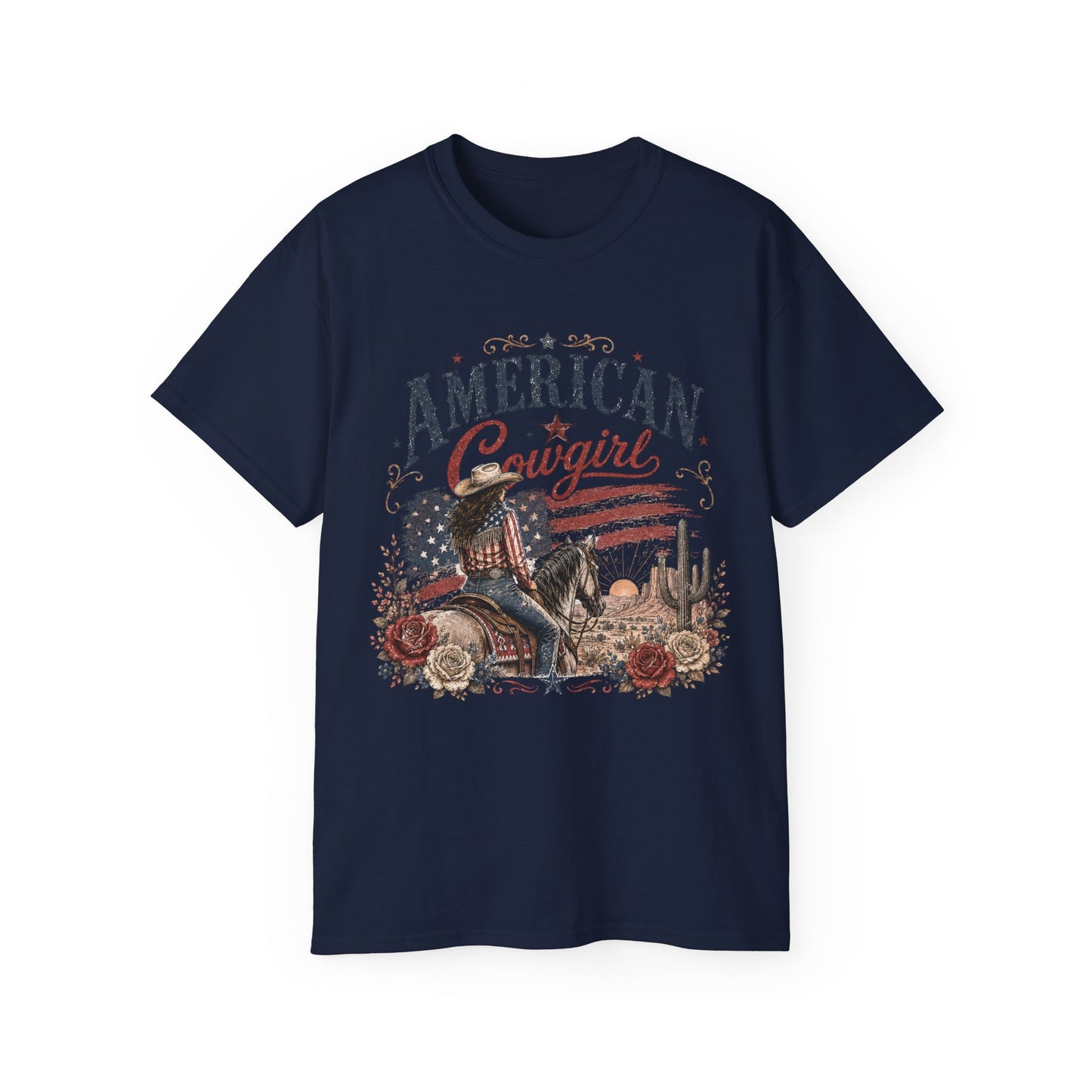 T-Shirt - American cowgirl
