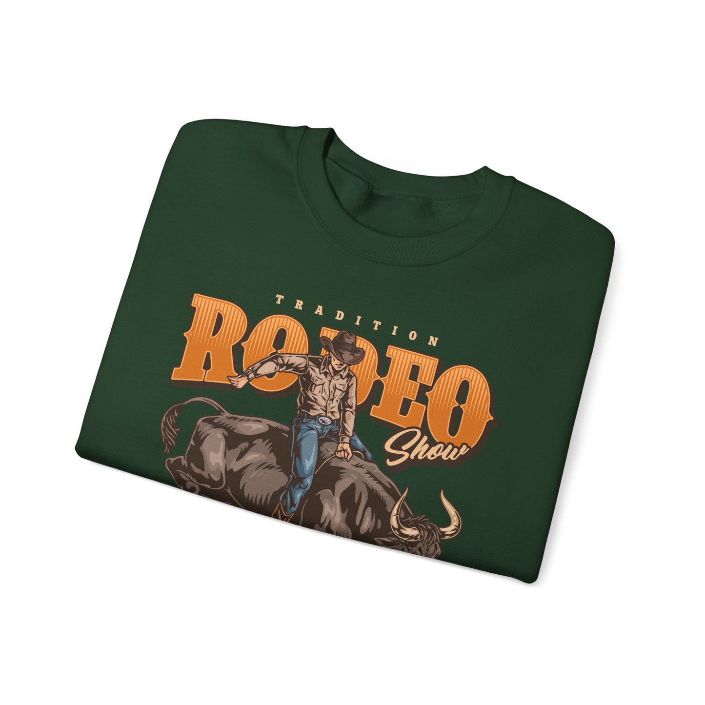 Crewneck Sweatshirt - Tradition Rodeo Show - Bull Riding Events