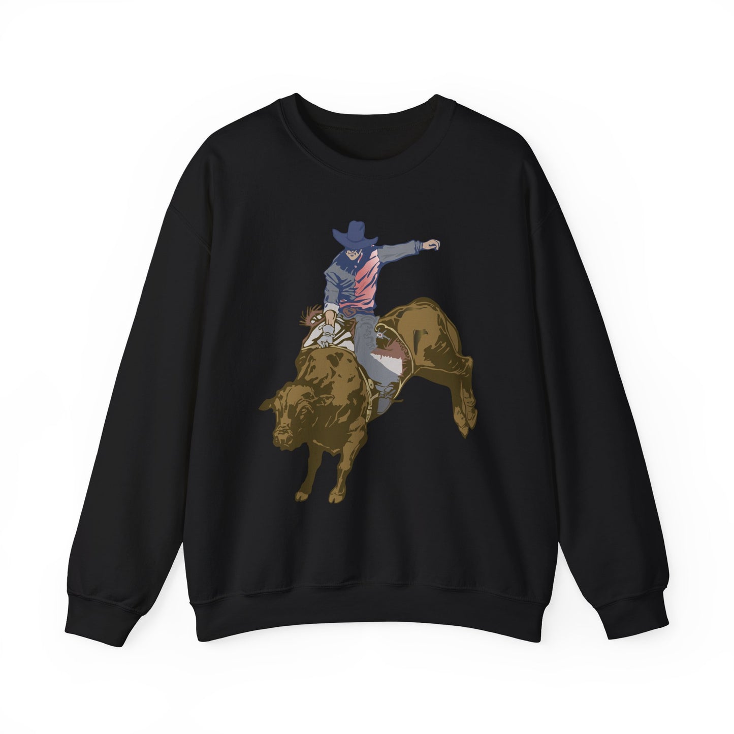 Crewneck Sweatshirt - Cowboy - Rodeo