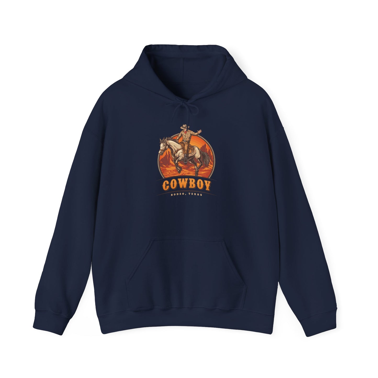 Unisex Hoodie - Rodeo Cowboy - Texas