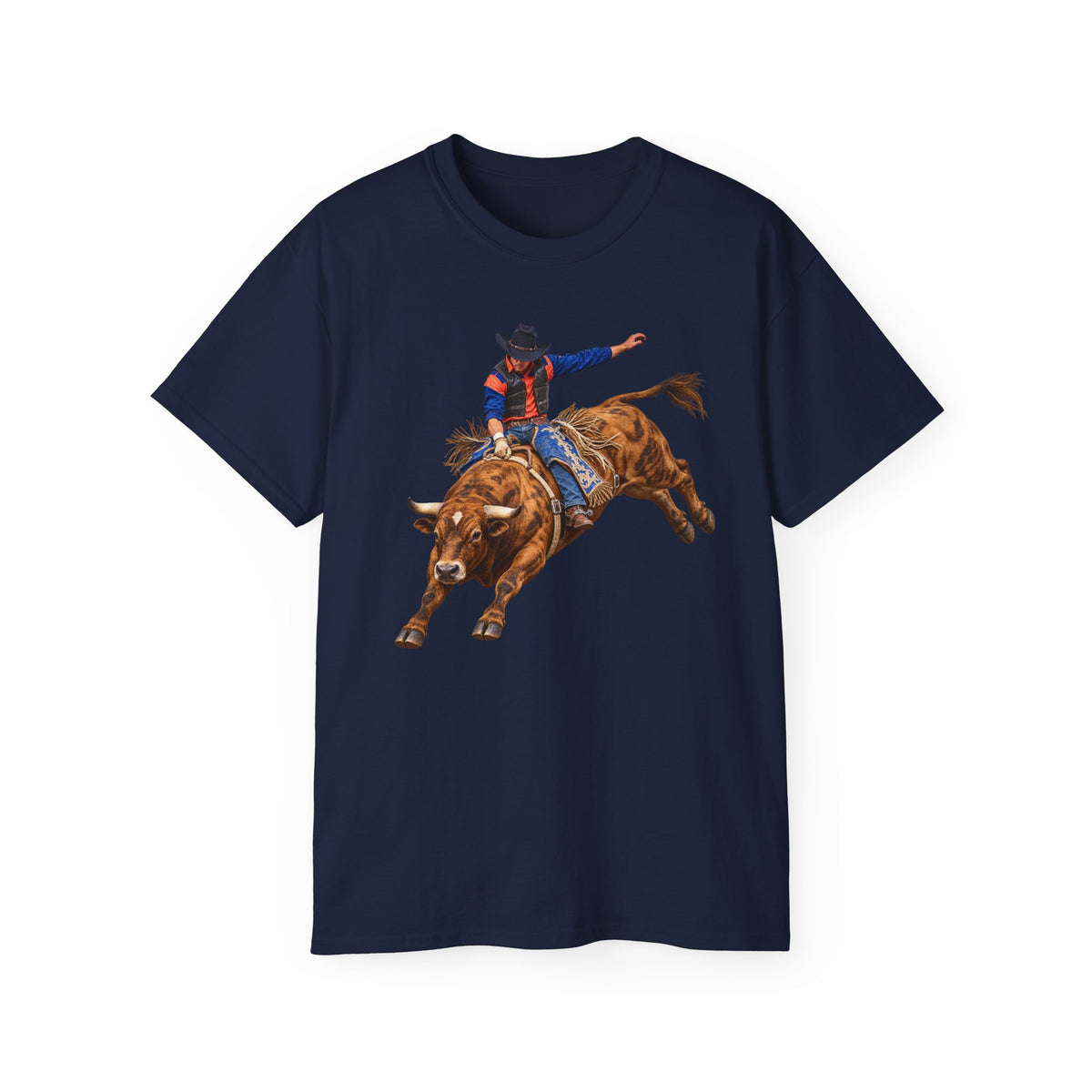 Unisex Ultra Cotton Tee - Cowboy - Rodeo - 3D