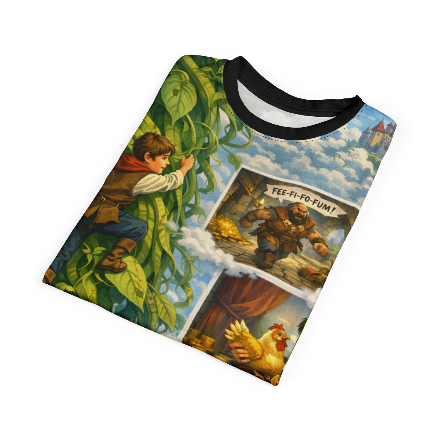 Jack and the Beanstalk All-Over Print Tee — Story Time Wear