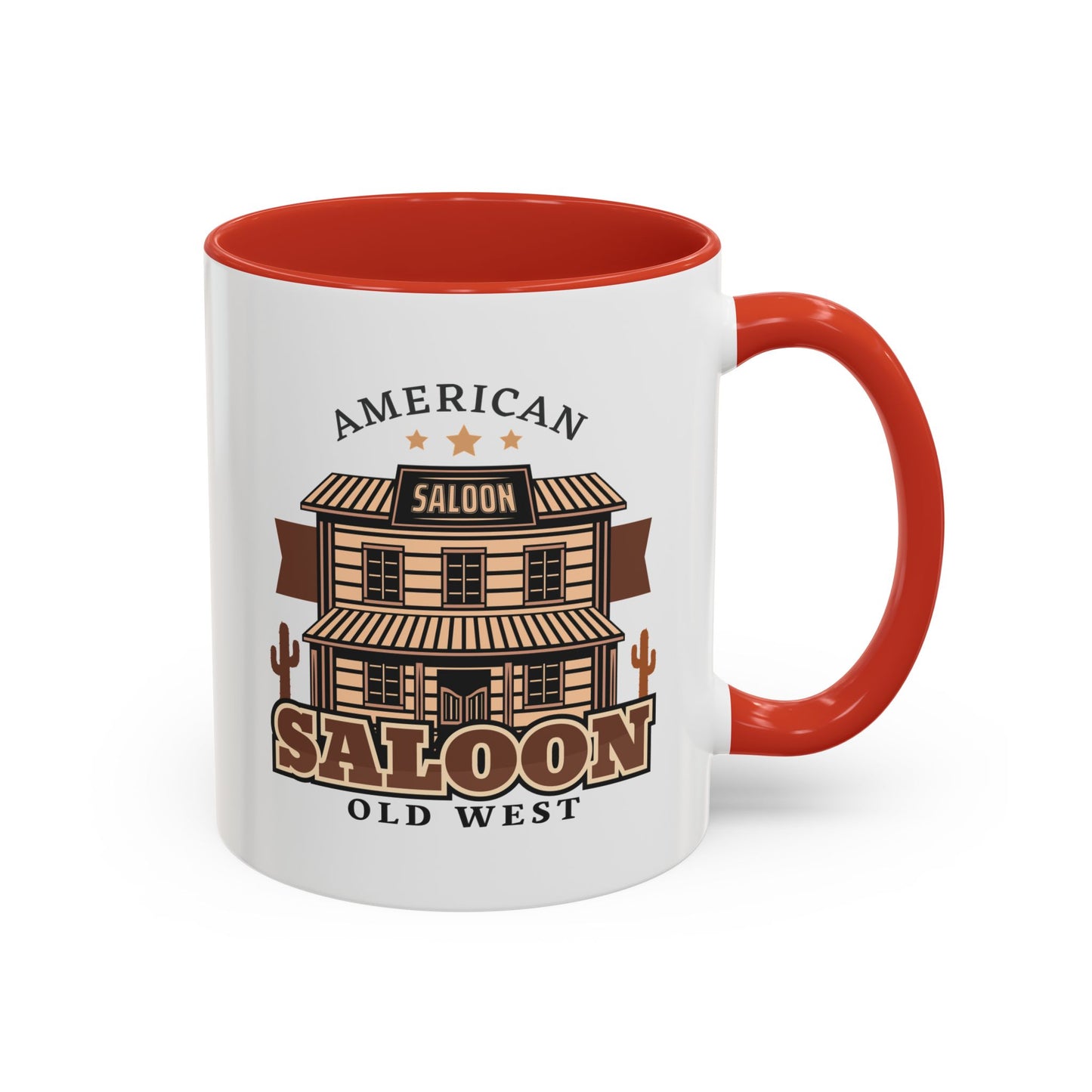 Accent Coffee Mug (11, 15oz) - American Cowboy - Saloon - Wild West