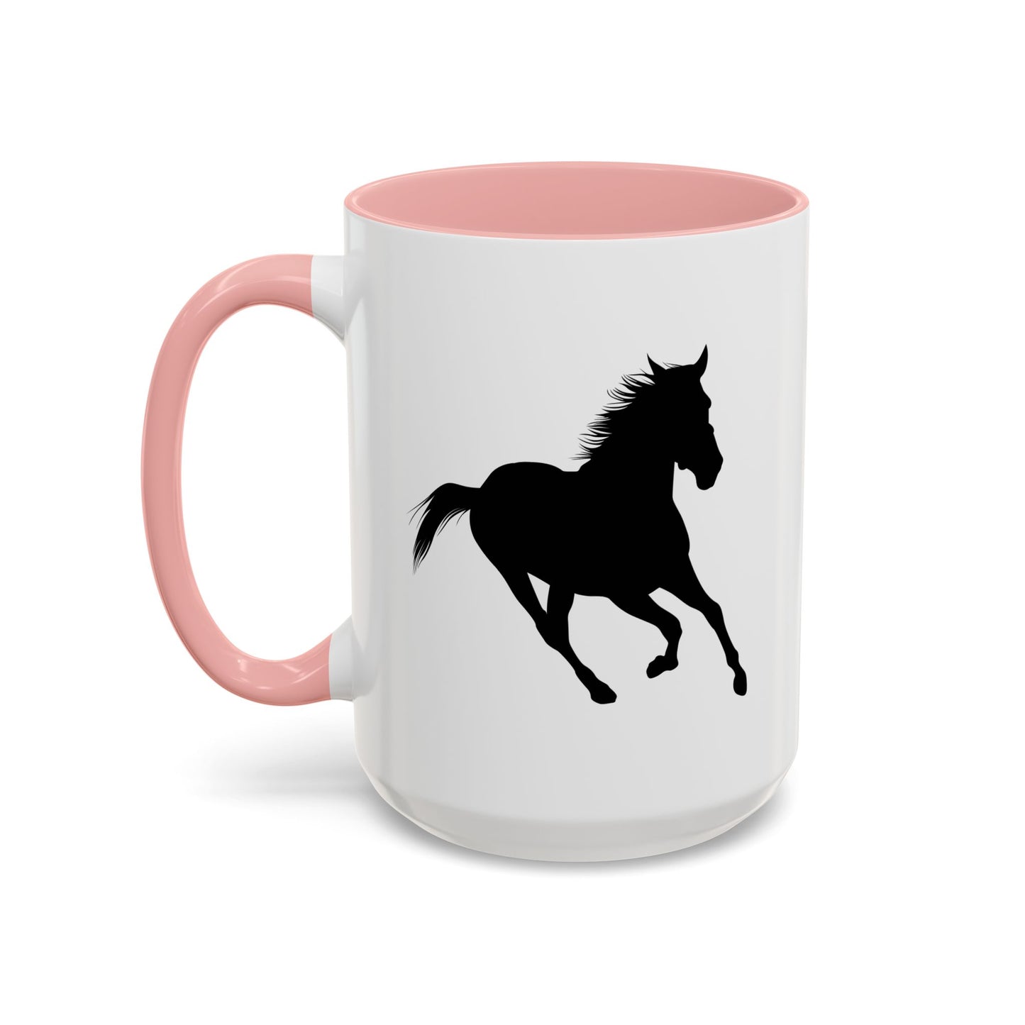Accent Coffee Mug (11, 15oz) - Wild Horse - Running Leaning Left X 300