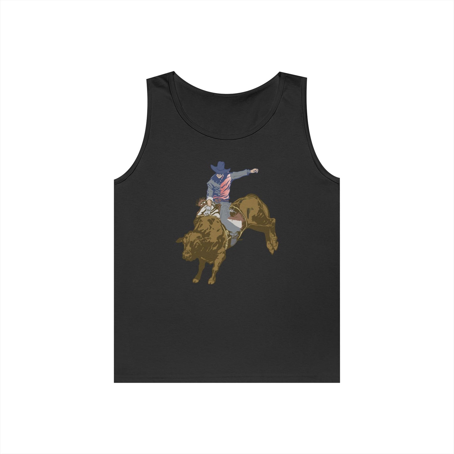 Unisex Heavy Cotton Tank Top - Cowboy - Rodeo