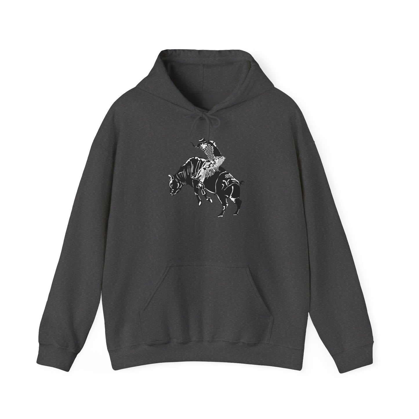 Unisex Hoodie - Cowboy - Bull Rider - BW