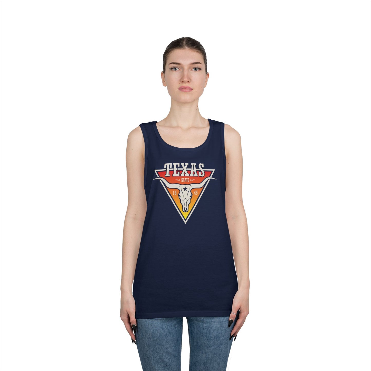 Unisex Heavy Cotton Tank Top - Texas State