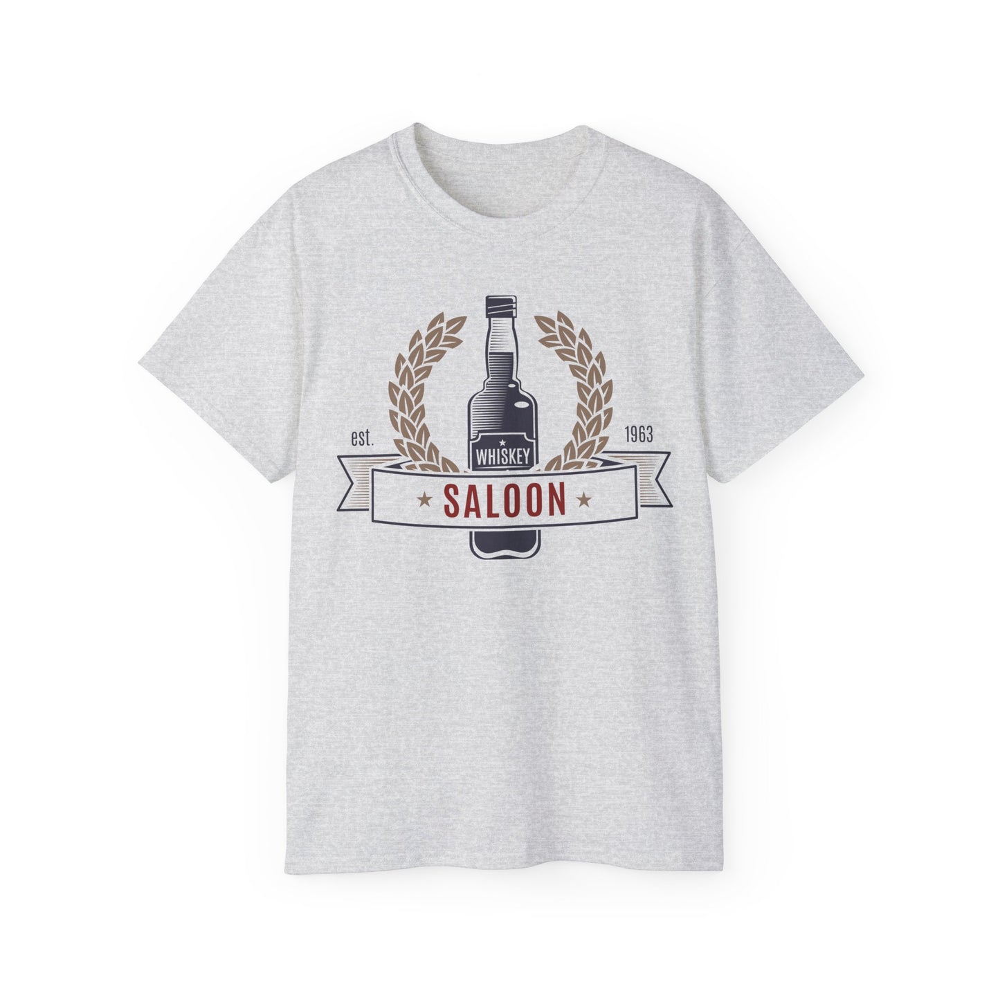 Unisex Ultra Cotton Tee - Saloon - Whiskey