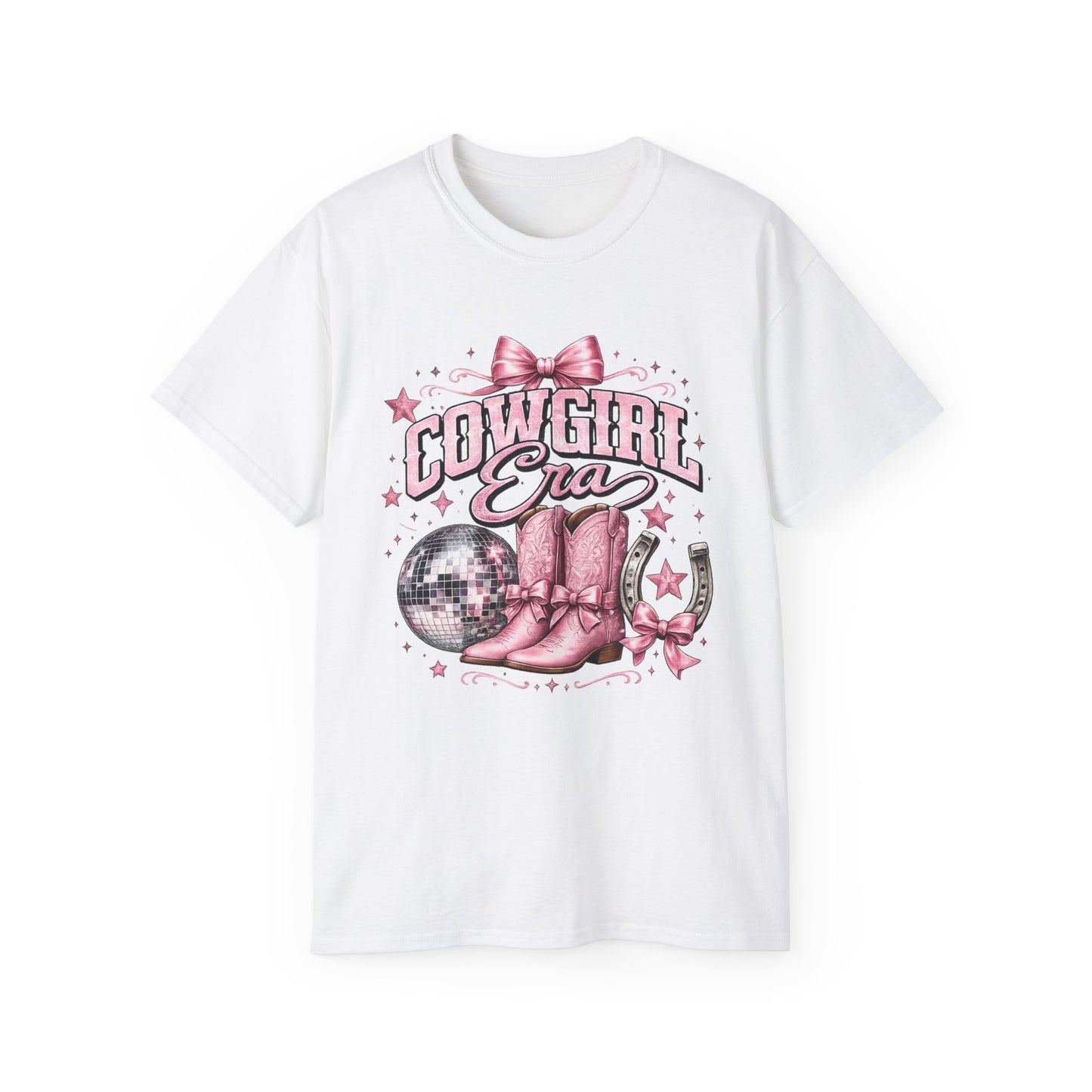 T-Shirt - Cowgirl glam with pink sparkle