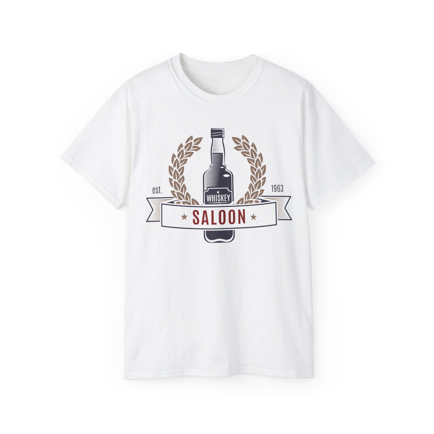 Unisex Ultra Cotton Tee - Saloon - Whiskey