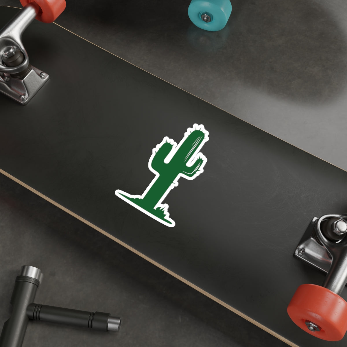 Die-cut stickers - Green Western Cactus X 300