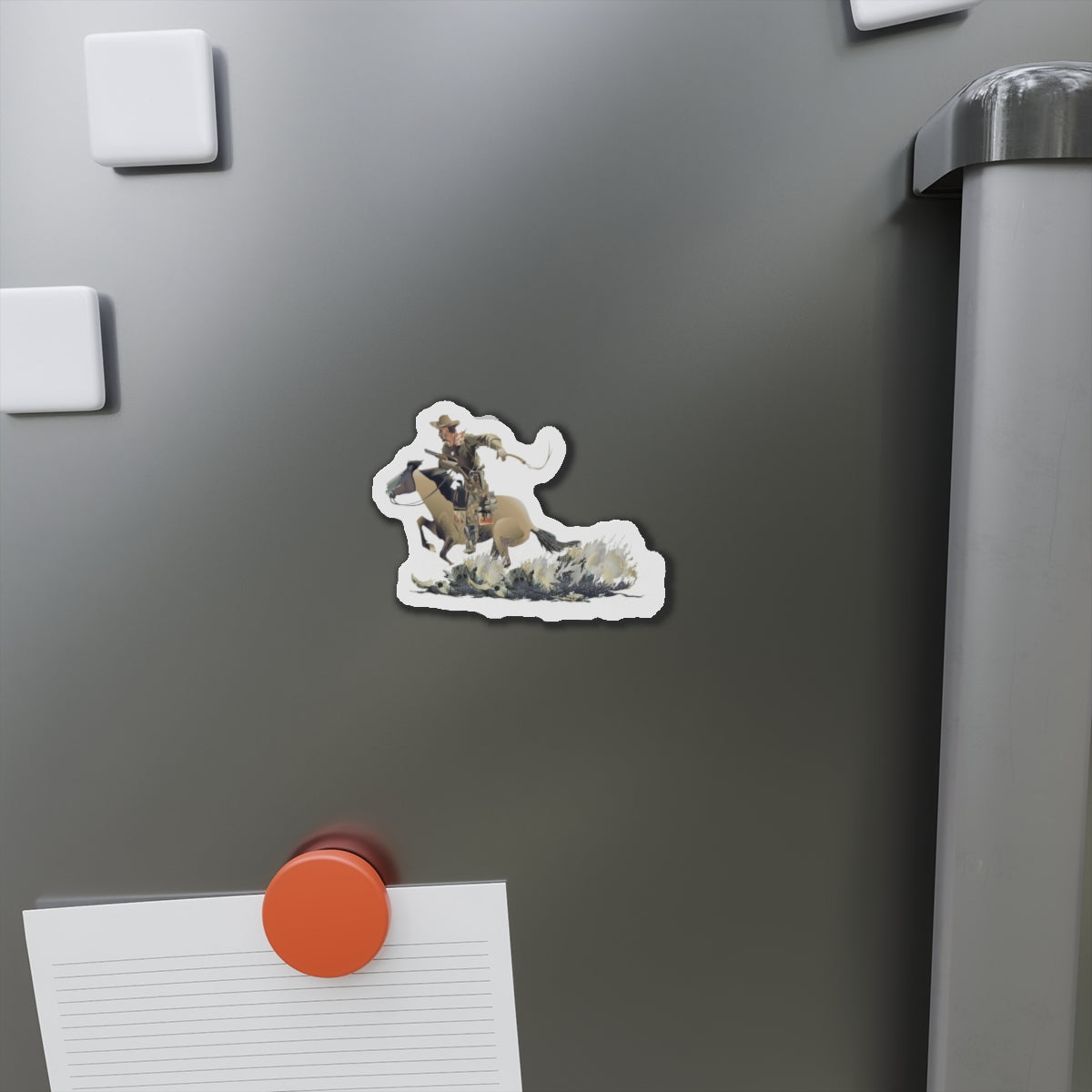 Wild West Cowboy Die-Cut Magnets, Equestrian Decor, Western Style Gifts, Kitchen Accessories, Home Fridge Decorations