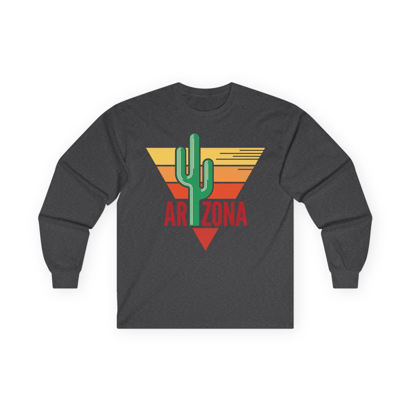 Unisex Ultra Cotton Long Sleeve Tee - Arizona - Red