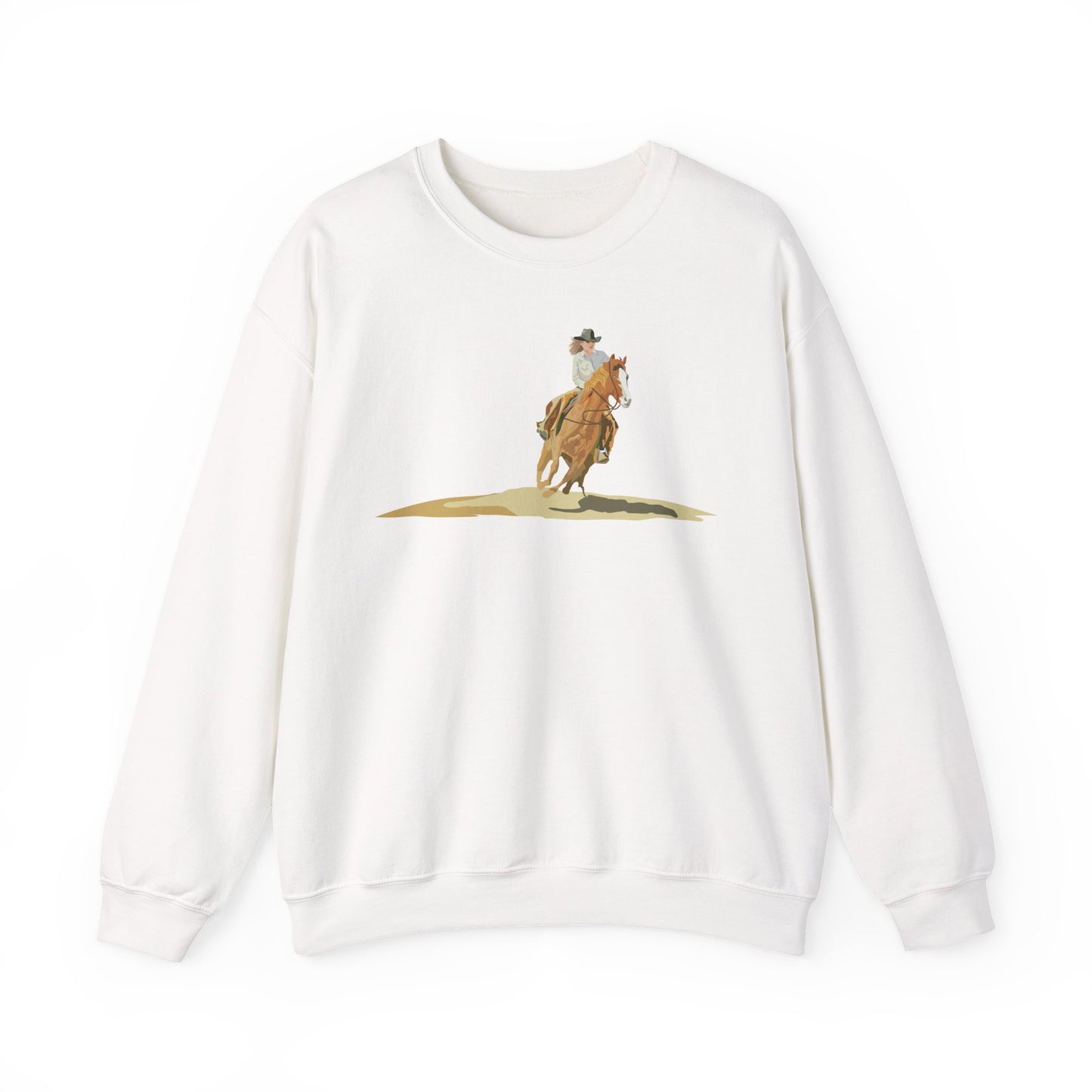 Crewneck Sweatshirt - Rodeo - Cow Girl