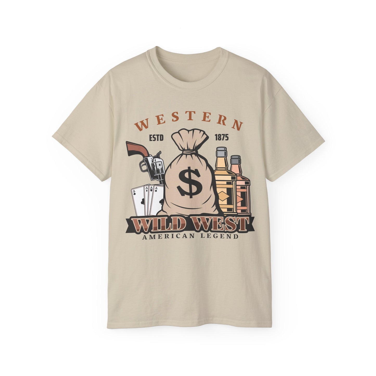 Unisex Ultra Cotton Tee - Western - Wild West - American Legend