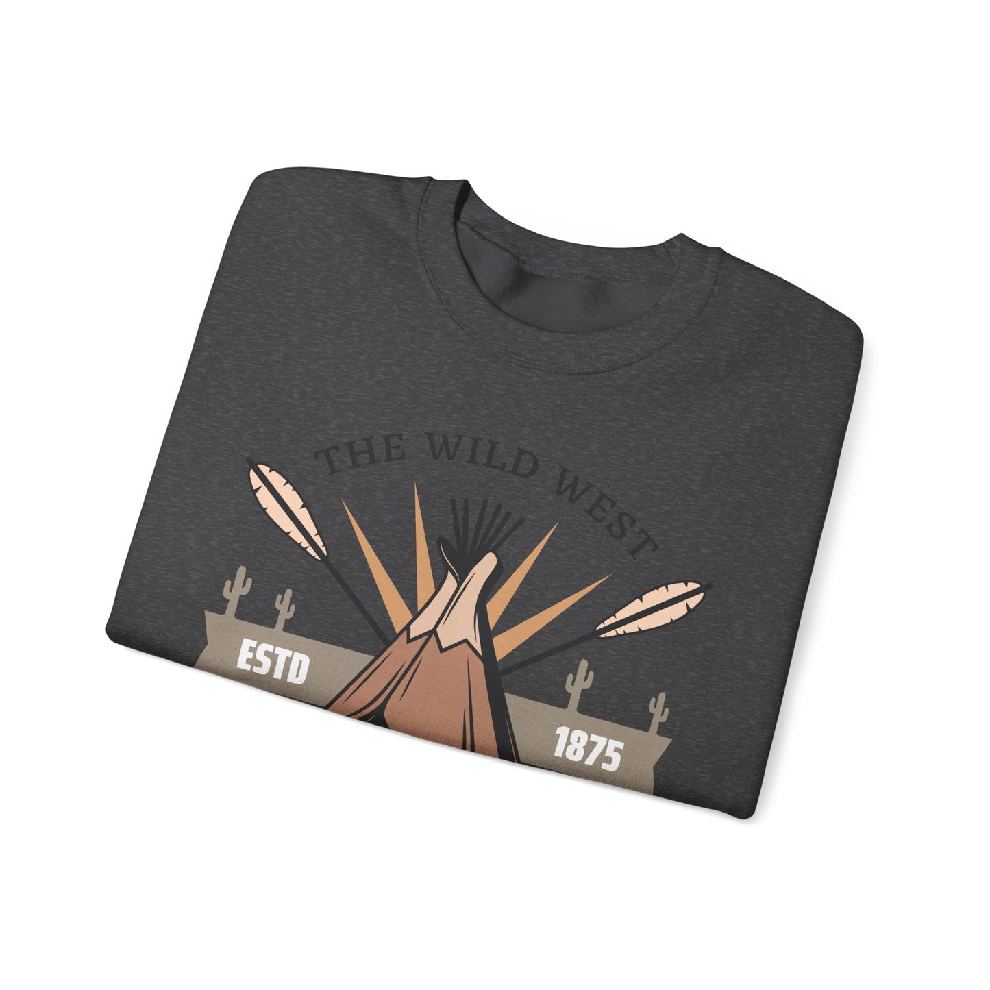 Crewneck Sweatshirt - The Wild West - Native American