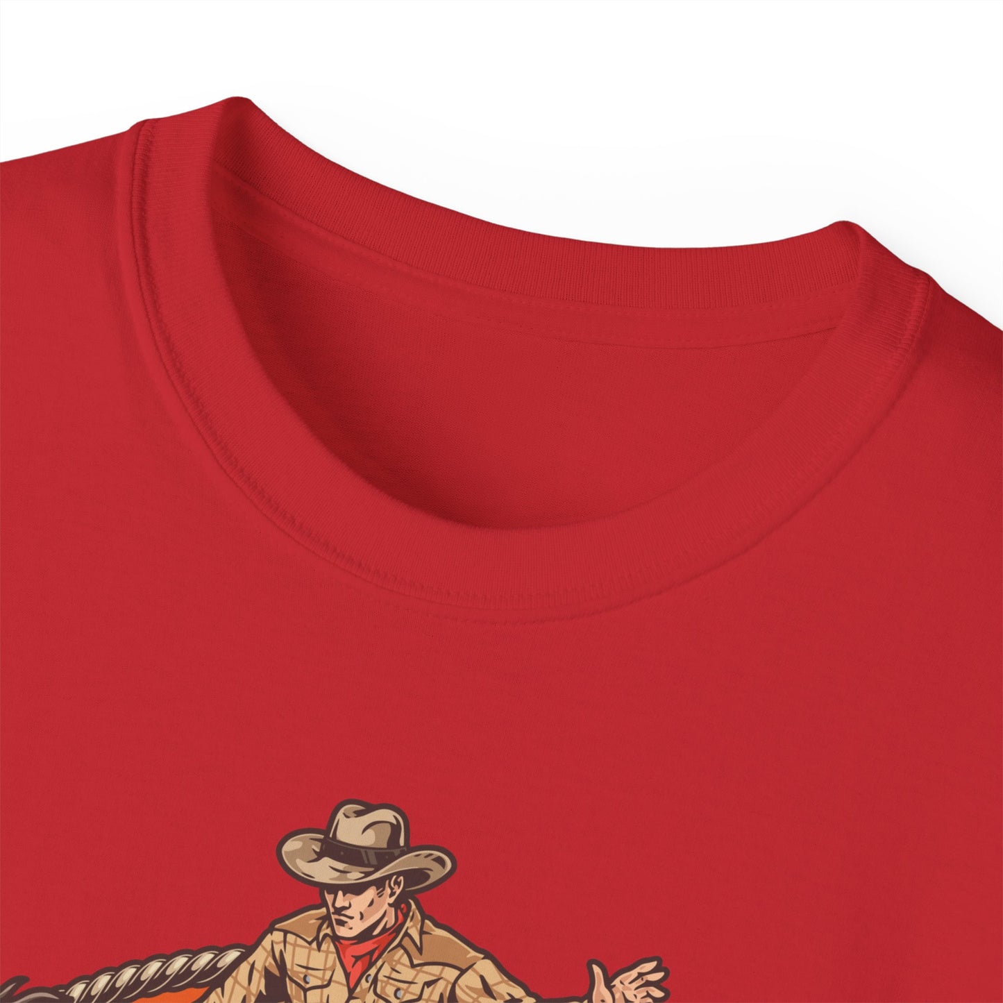 Western Rodeo Cowboy Tee - Fun Casual Shirt for Rodeo Fans, Gift for Country Lovers, Festival Outfit, Everyday Wear, Rodeo Apparel - Rodeo Cowboy - Texas