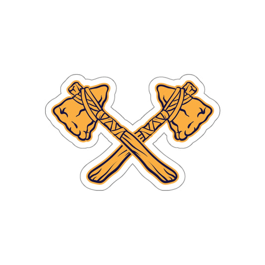 Die-cut stickers - Crossed Tomahawks