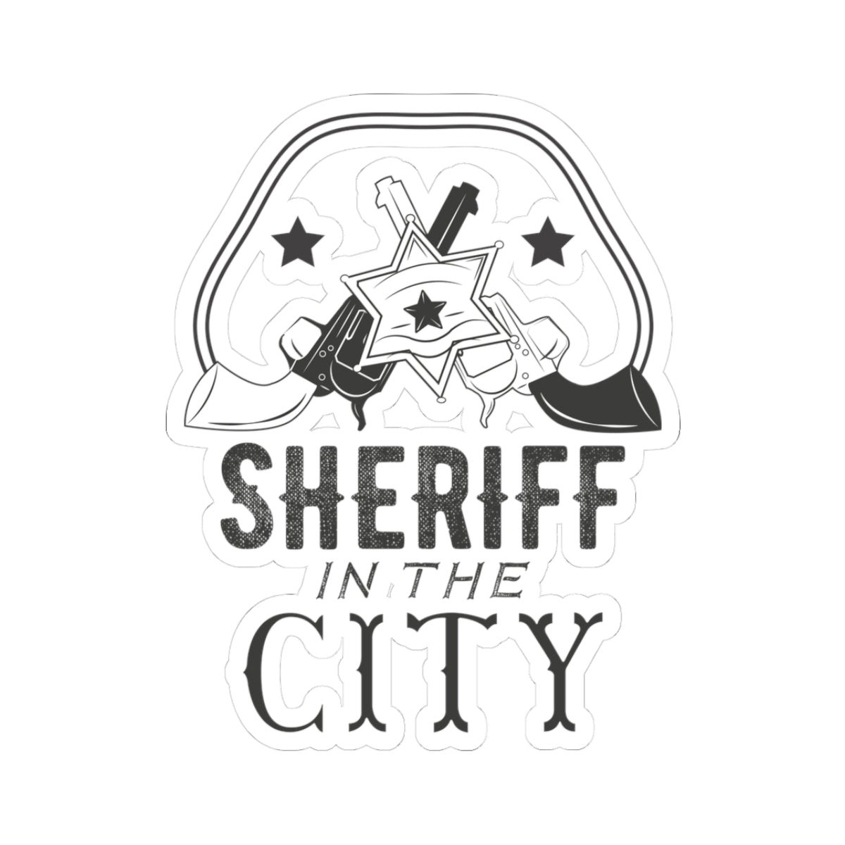 Kiss-Cut Stickers - Sheriff in the City