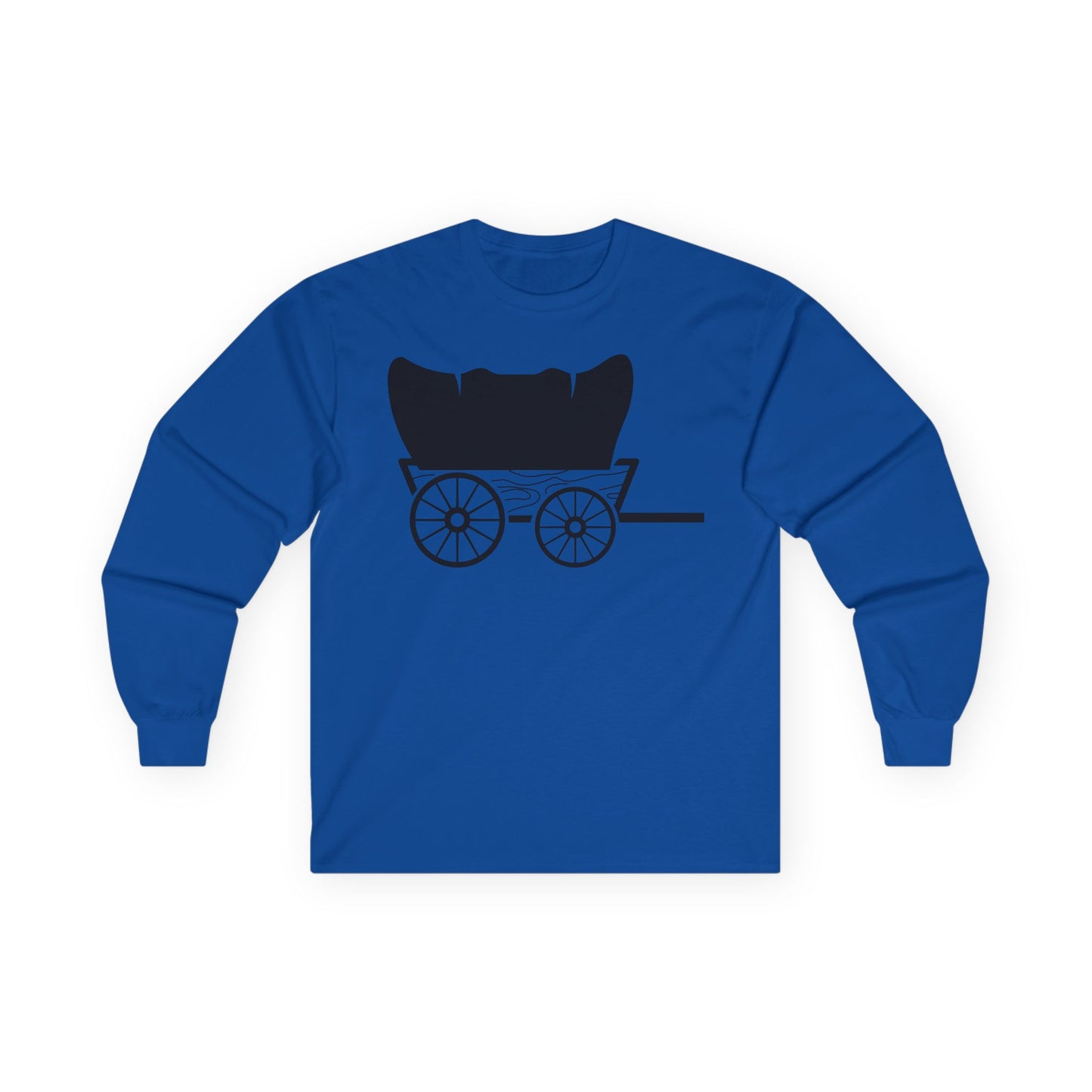 Unisex Ultra Cotton Long Sleeve Tee - Covered Wagon X 300