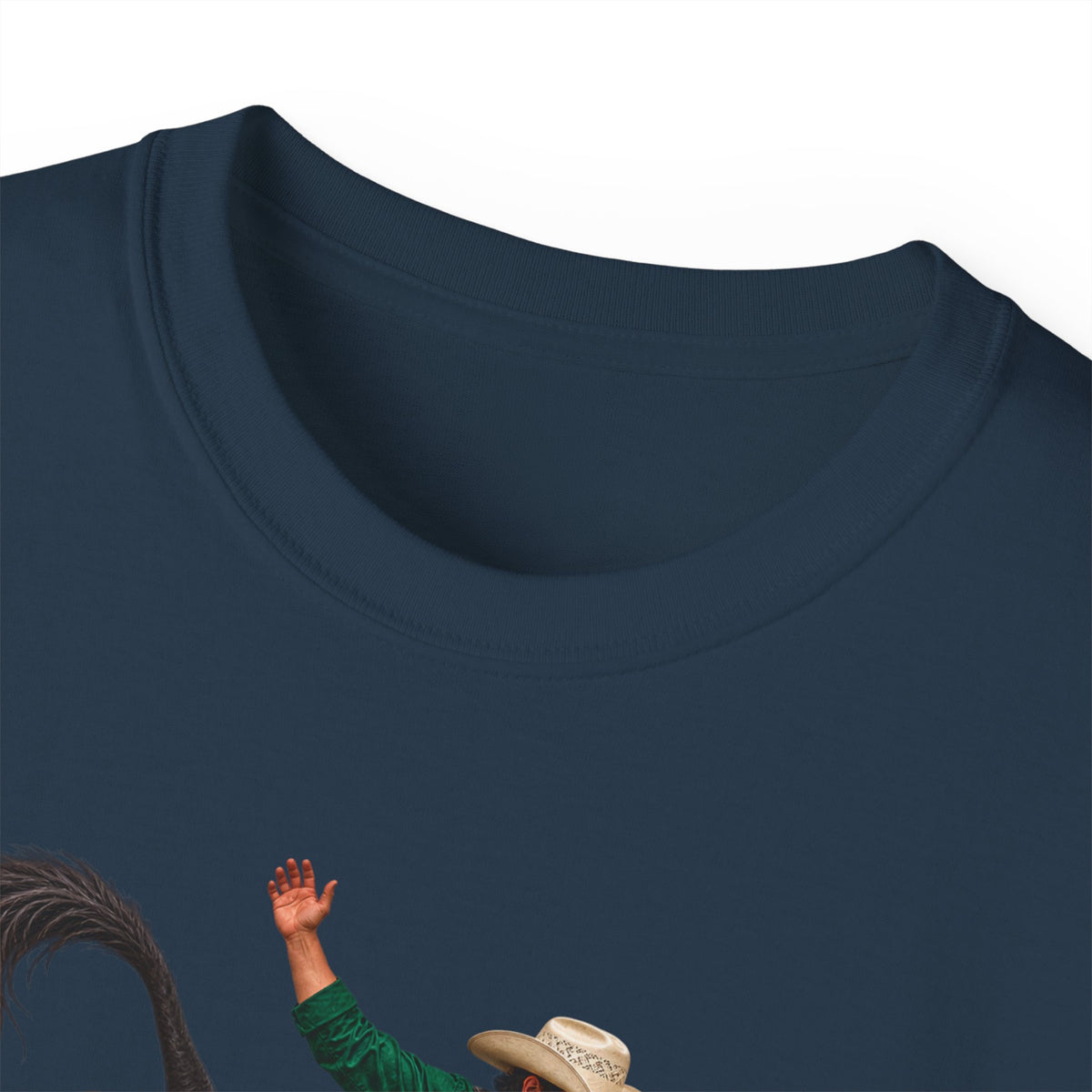 Unisex Ultra Cotton Tee - Cowboys - Bull Rider - Latino - without Text - 3D Transparent