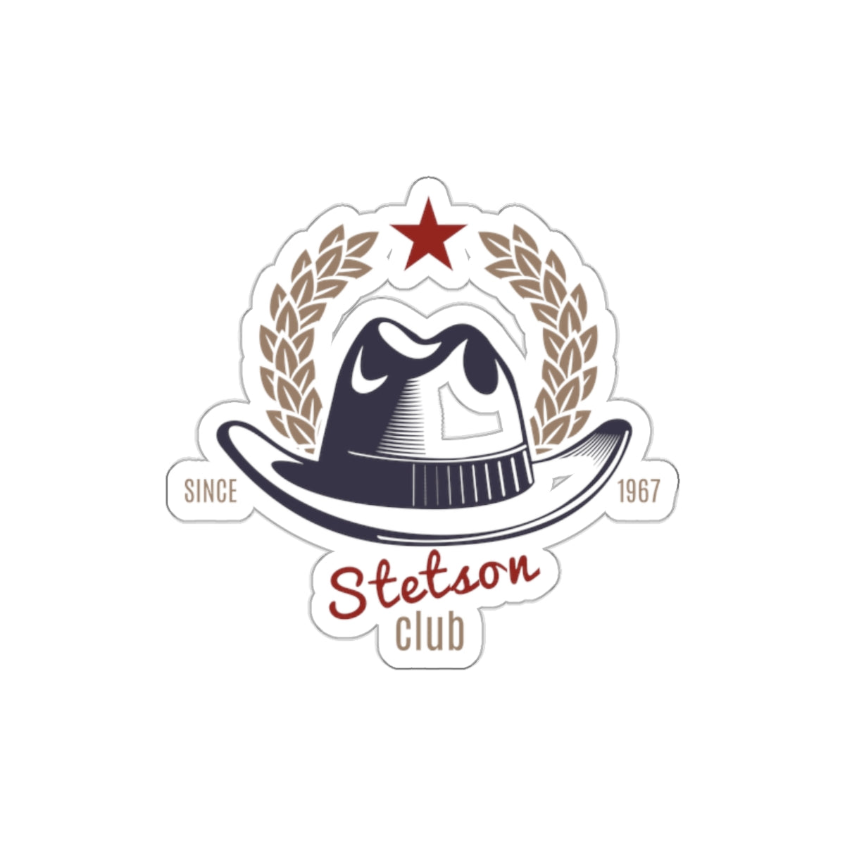 Die-cut stickers - Stetson Club