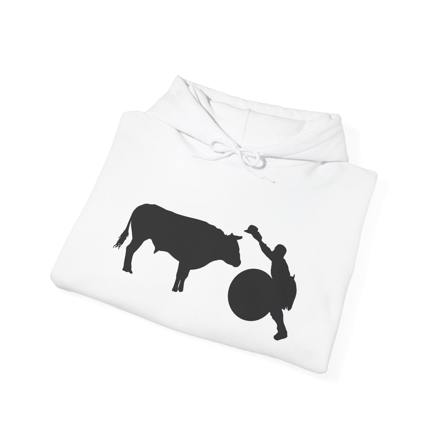 Unisex Hoodie - Clown and Bull - Silhouette - V2