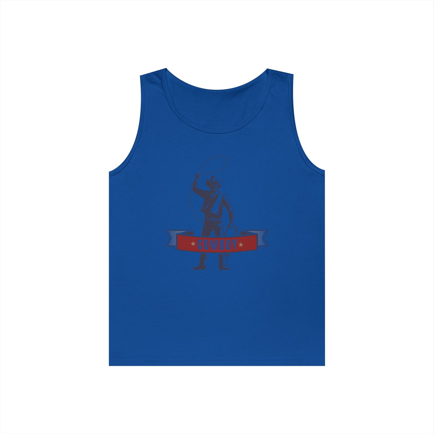 Unisex Heavy Cotton Tank Top - Cowboy - The Wild West