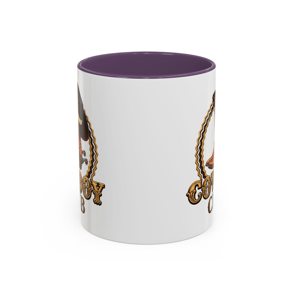 Accent Coffee Mug (11, 15oz) - Cowboys - Cowboy Club - Color - 3D Transparent