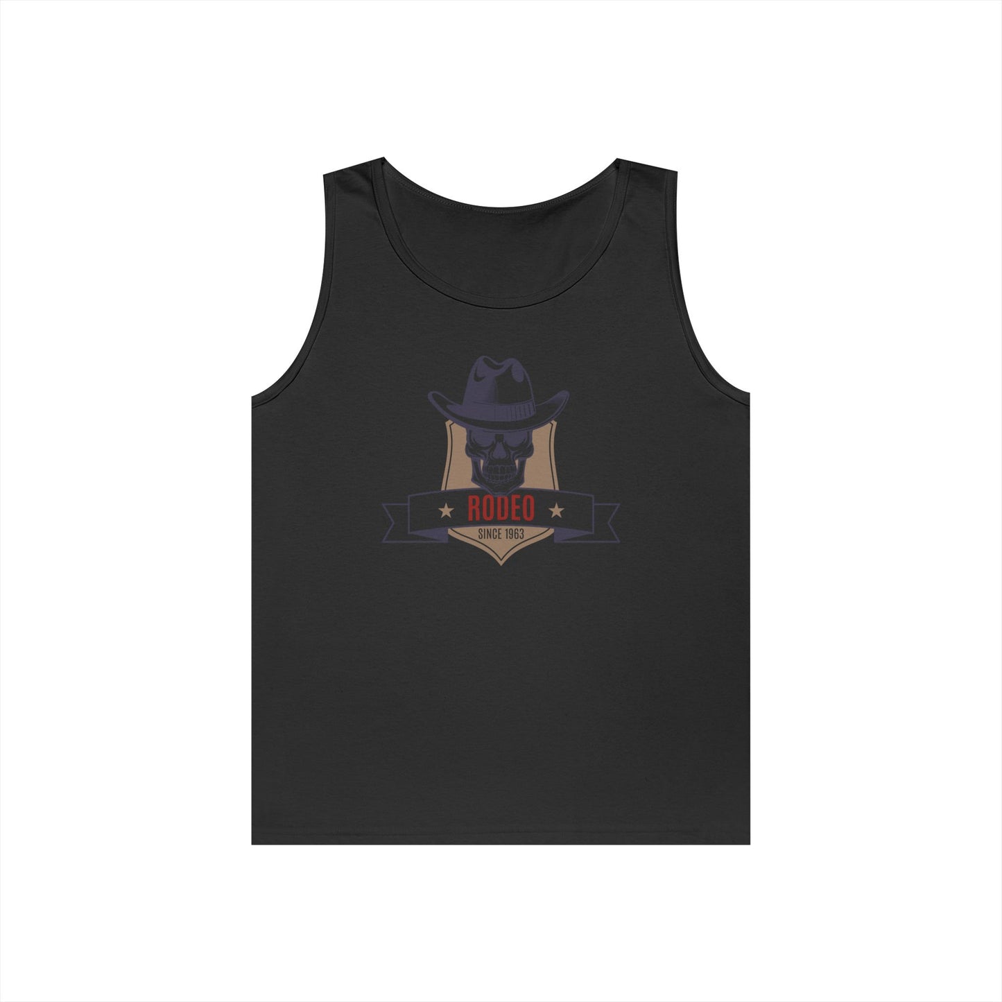 Unisex Heavy Cotton Tank Top - Rodeo - Western Cowboy