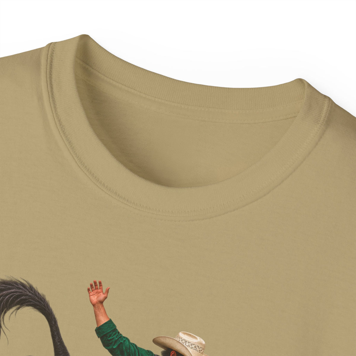 Unisex Ultra Cotton Tee - Cowboys - Bull Rider - Latino - without Text - 3D Transparent
