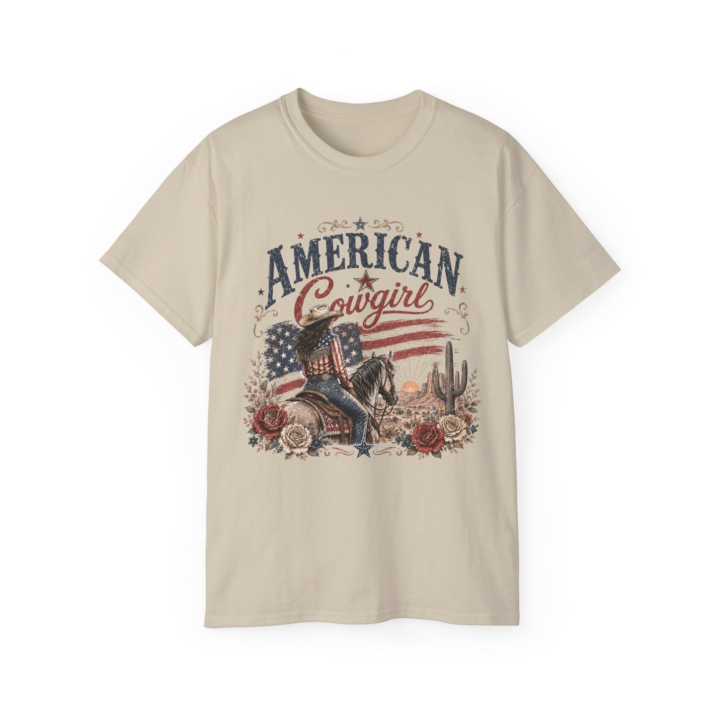 T-Shirt - American cowgirl