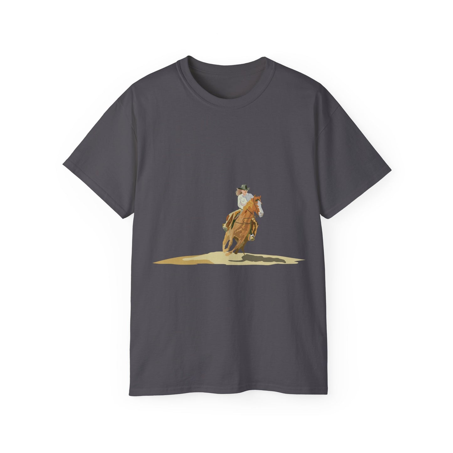Unisex Ultra Cotton Tee - Rodeo - Cow Girl