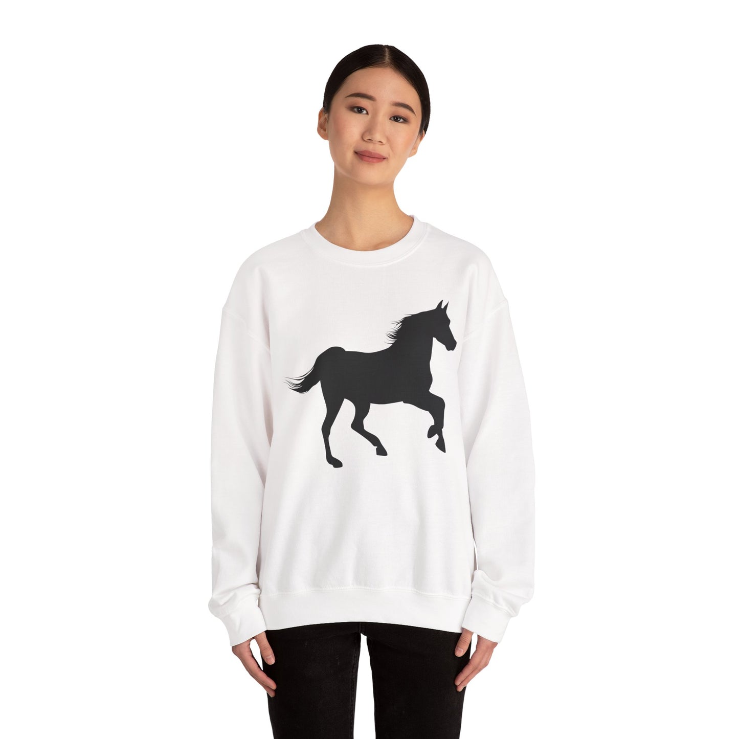 Crewneck Sweatshirt - Wild Horse - Prancing X 300