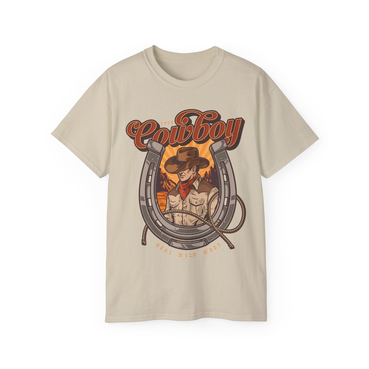 Unisex Ultra Cotton Tee - True Cowboy - Real Wild West