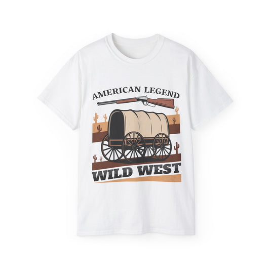 Unisex Ultra Cotton Tee - American Legend - Wild West