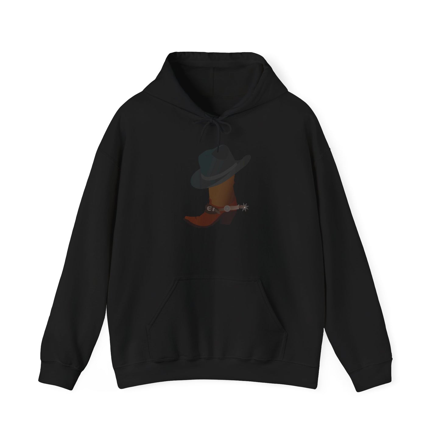 Unisex Hoodie - Rodeo - Boots and Hat and Spurs