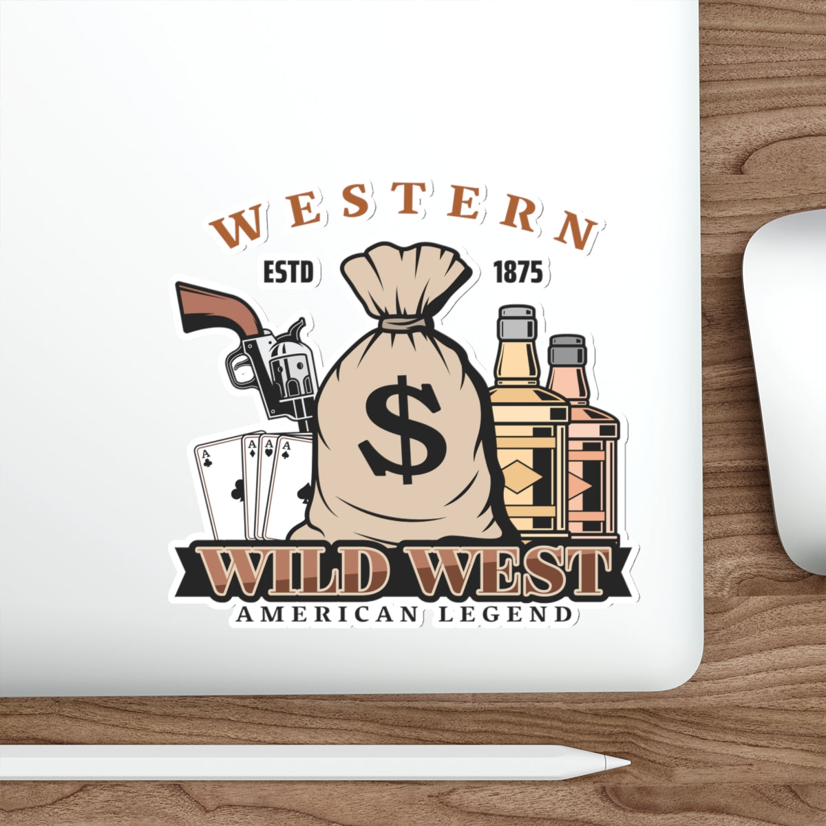 Die-cut stickers - Western - Wild West - American Legend