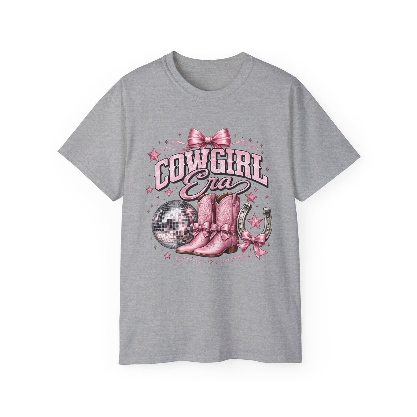 T-Shirt - Cowgirl glam with pink sparkle