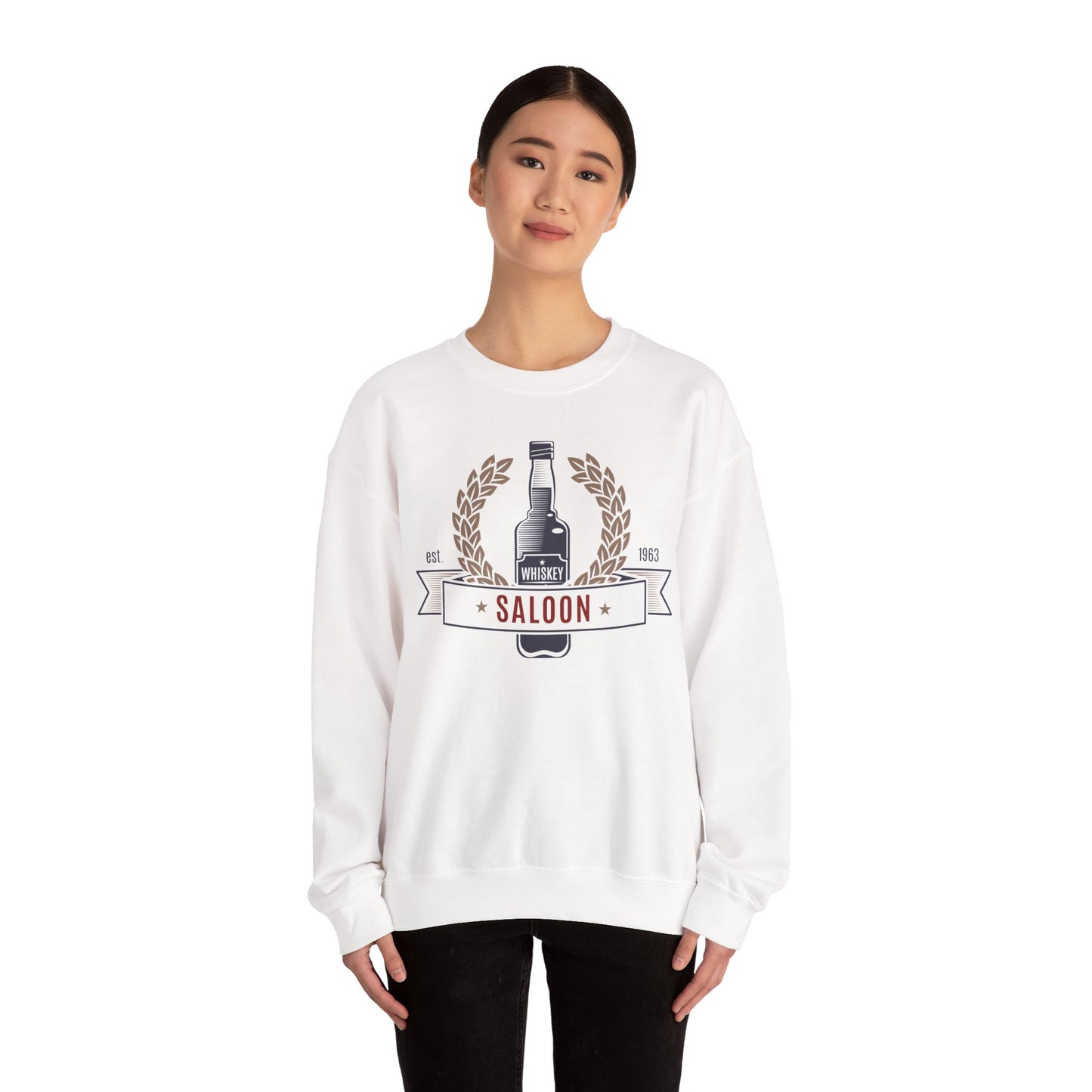 Crewneck Sweatshirt - Saloon - Whiskey