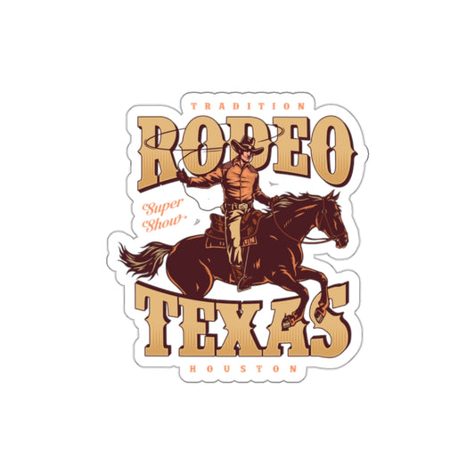 Die-cut stickers - Tradition Rodeo Super Show - Houston, Texas