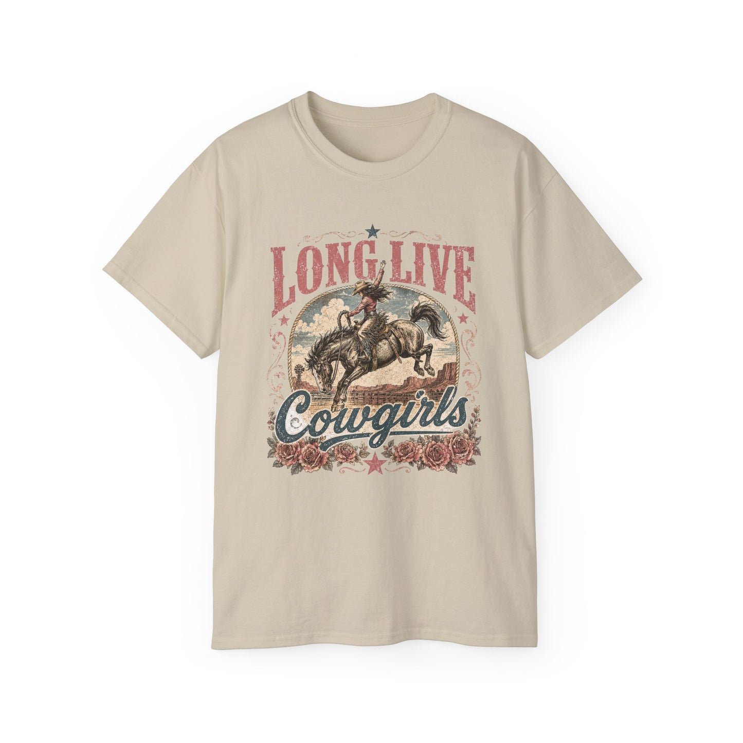 T-Shirt - Long live cowgirls rodeo spirit